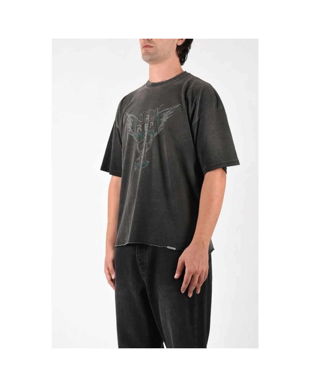 Represent Black T-Shirts for men