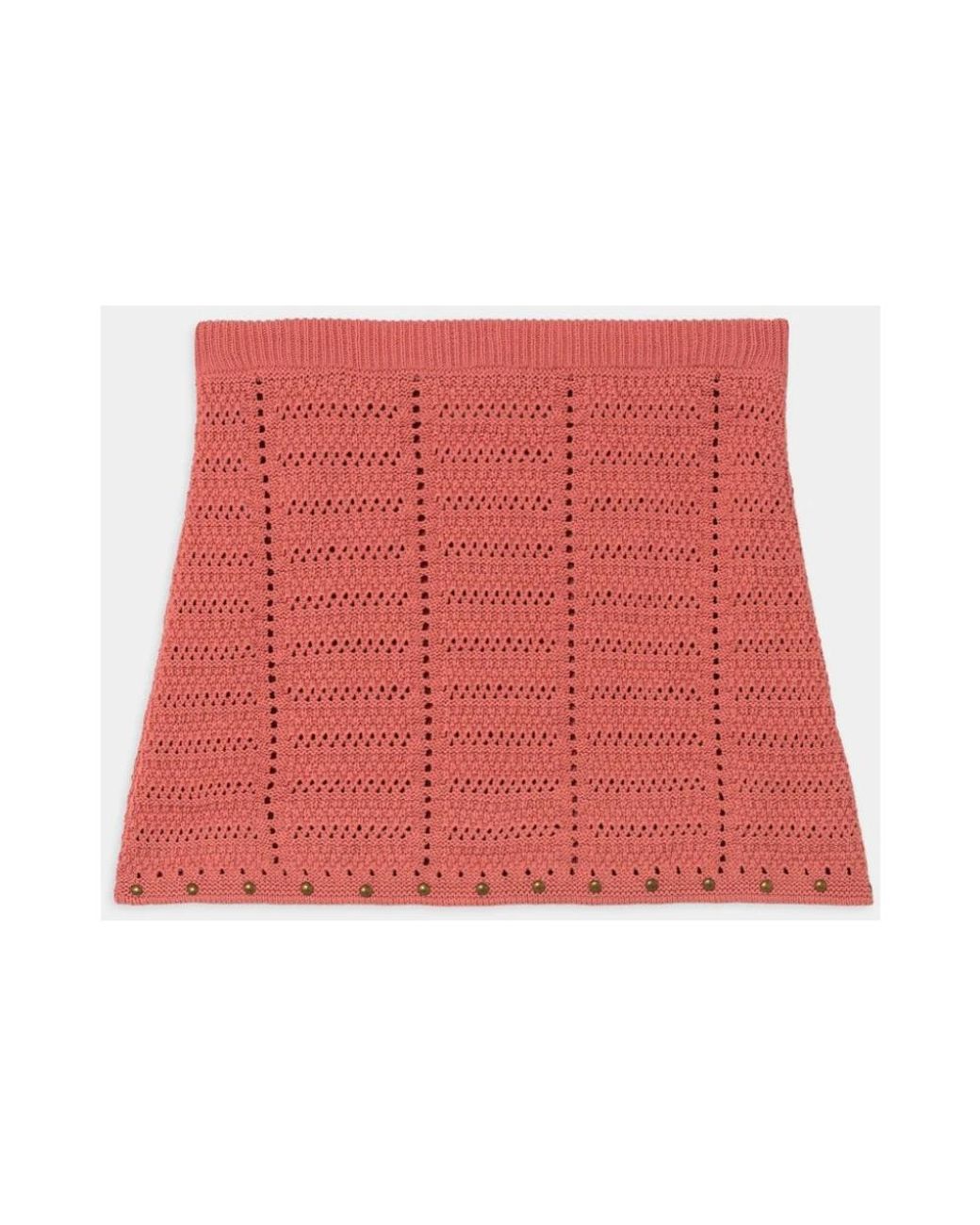 A PAPER KID Red Short Skirts
