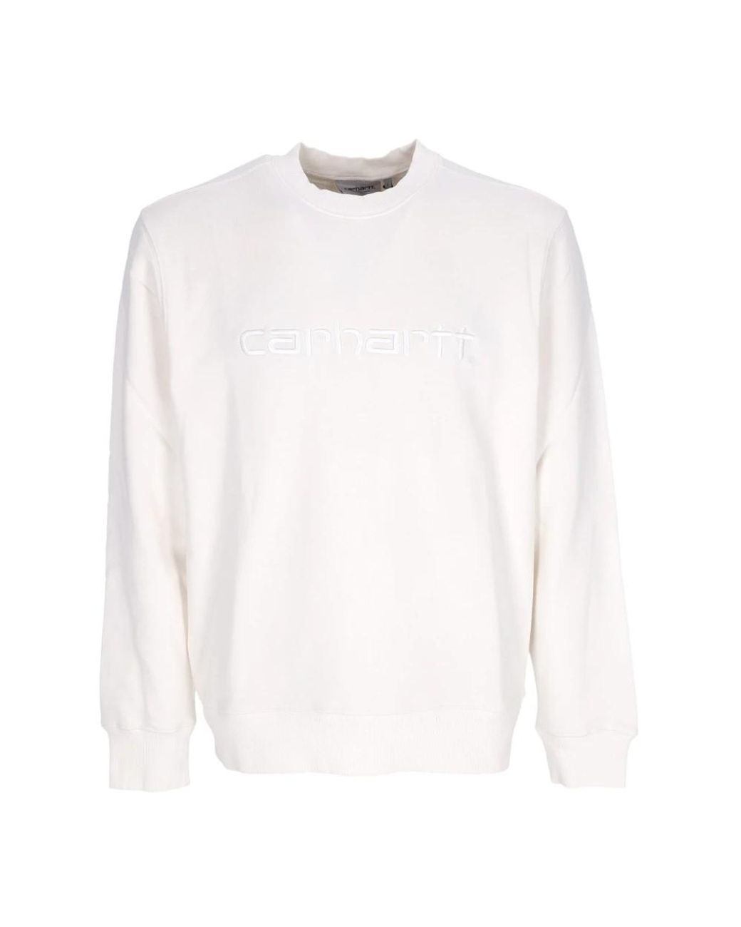 Carhartt White Duster Crewneck Lightweight Crewneck Sweatshirt for men