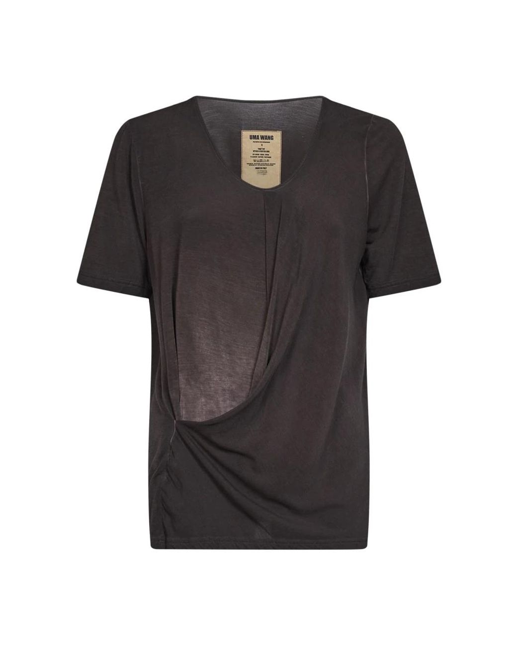 Uma Wang Black T-Shirts