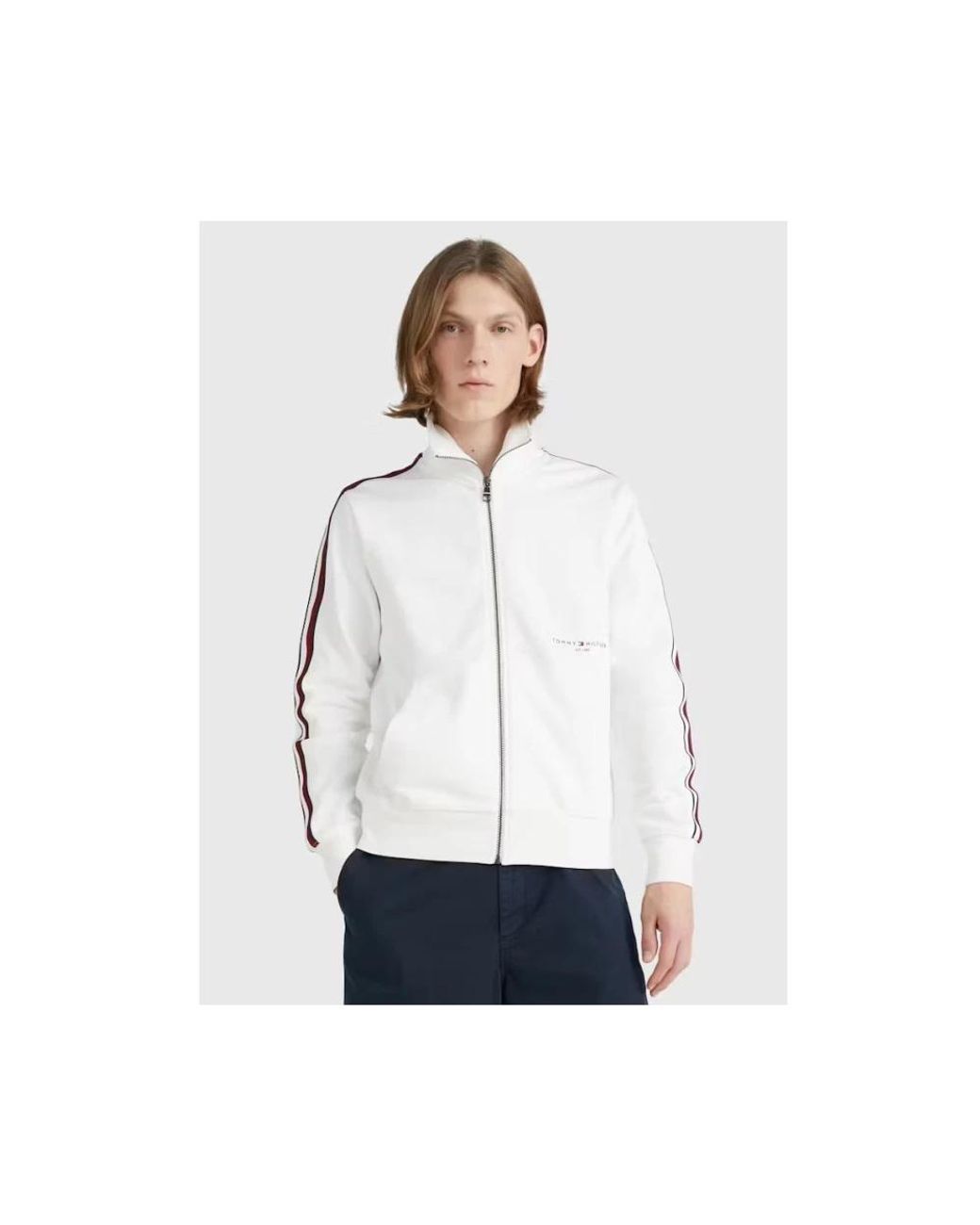 Tommy Hilfiger White Zip-Throughs for men