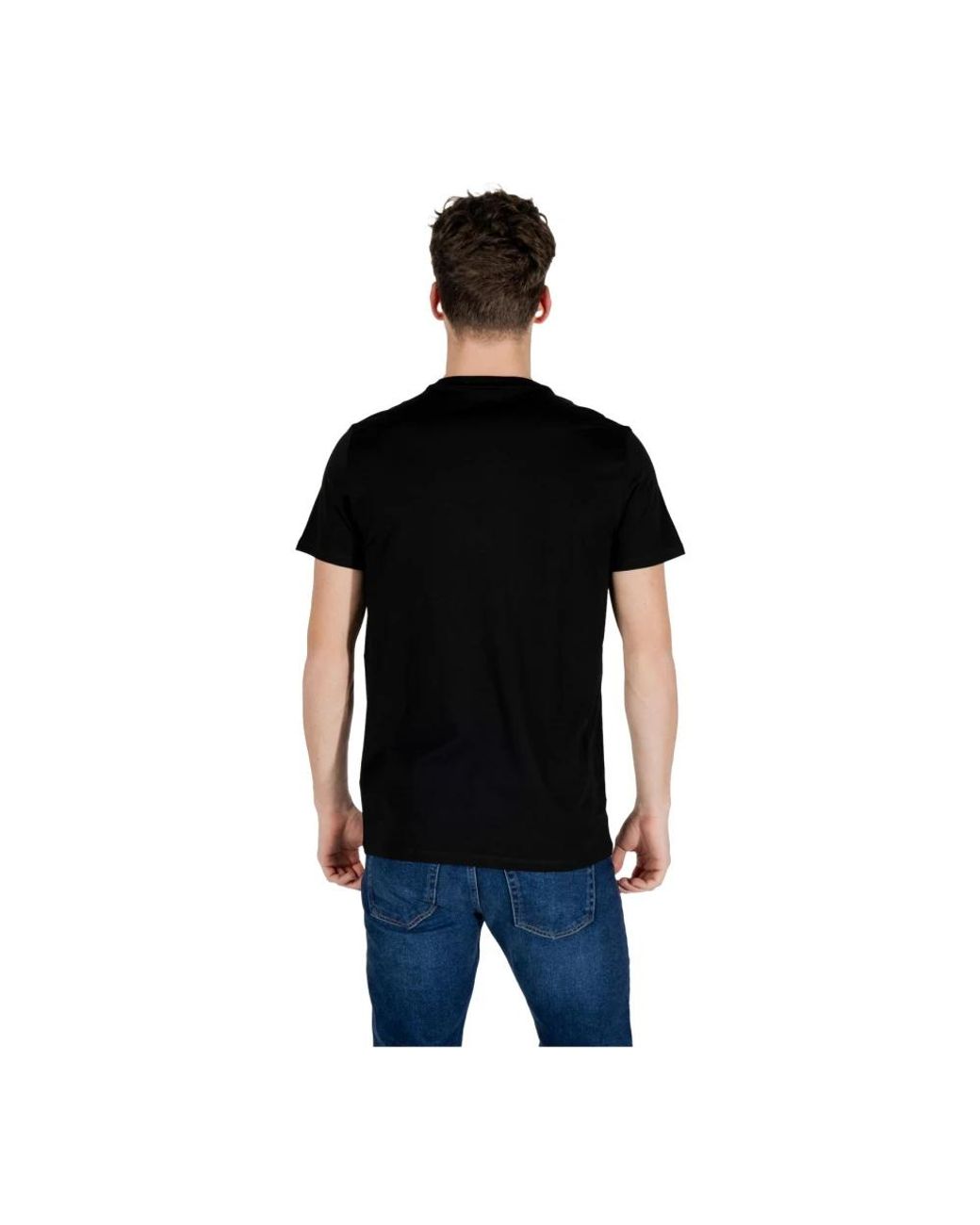 Lacoste Zwarte Katoenen T-Shirt Korte Mouw in het Black voor heren