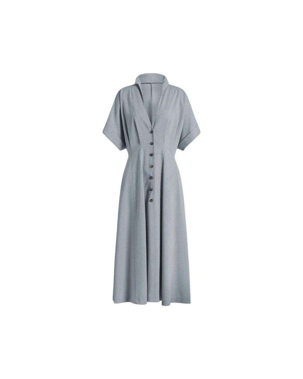 Alberta Ferretti Blue Shirt Dresses
