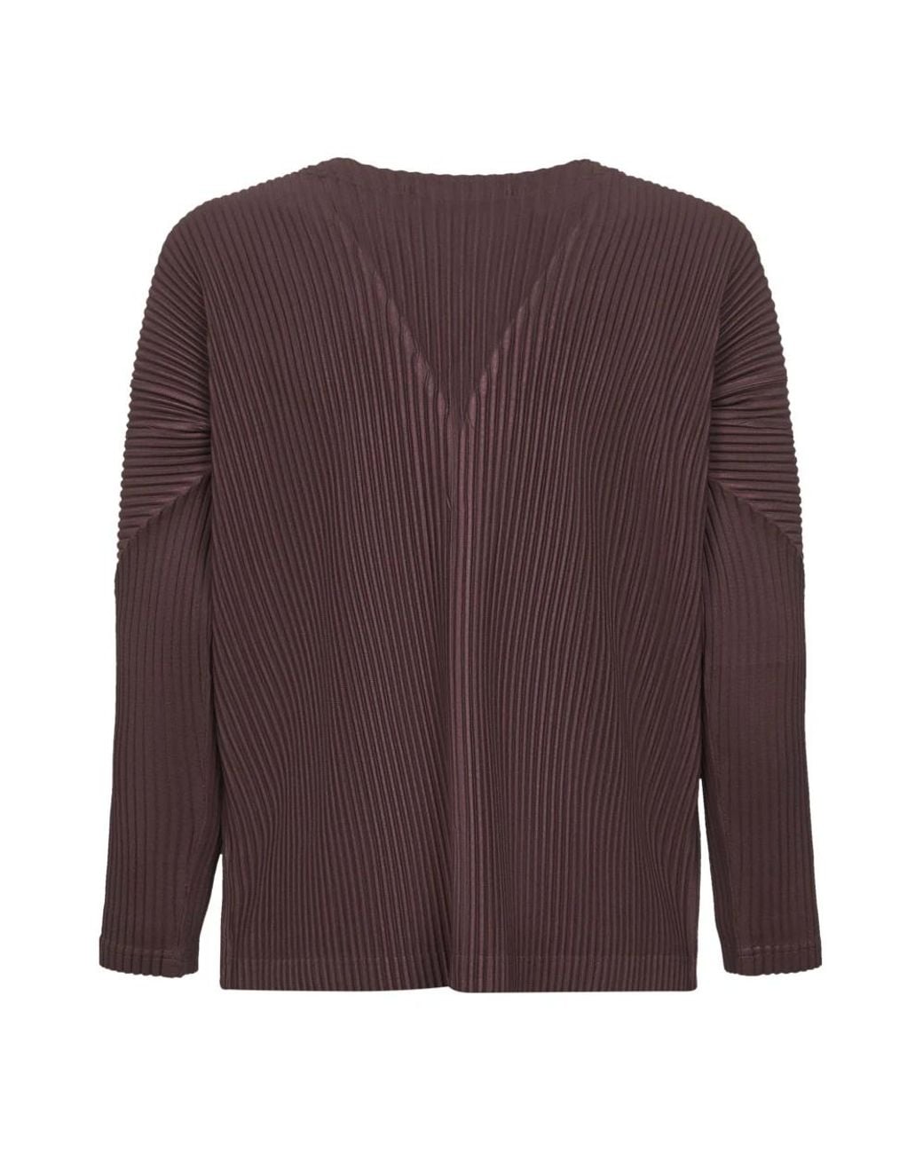 Cardigans Issey Miyake de hombre de color Purple