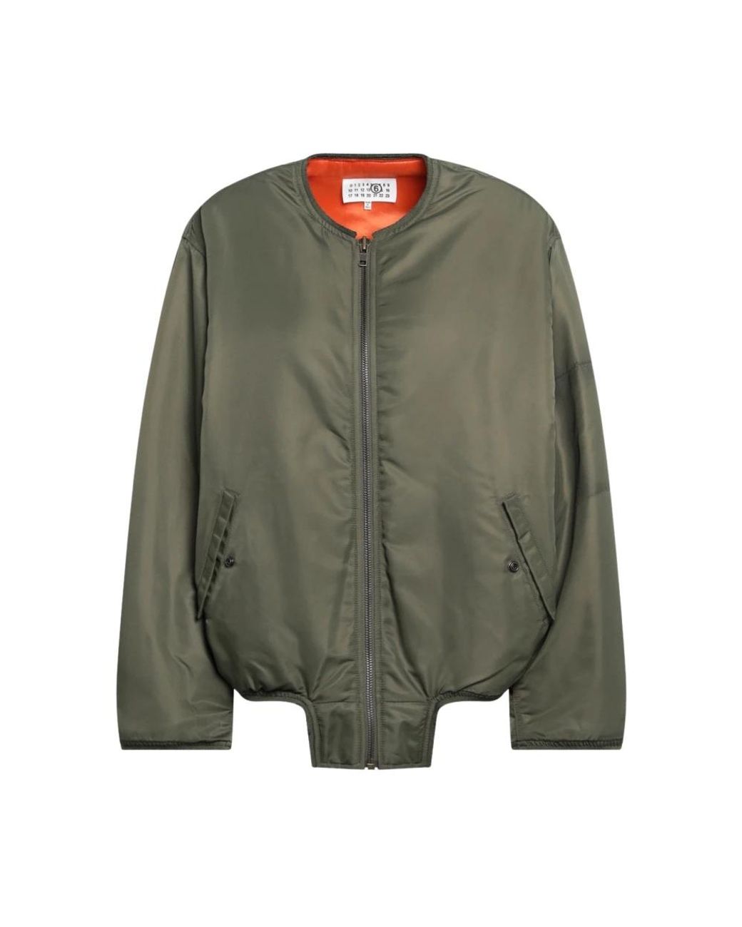 MM6 by Maison Margiela Green Bomber Jackets
