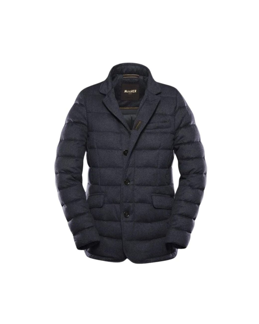 Moorer Blue Down Jackets for men