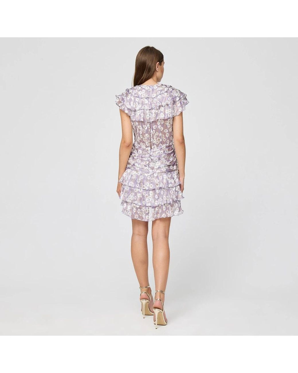 Sabina Musayev Purple Short Dresses