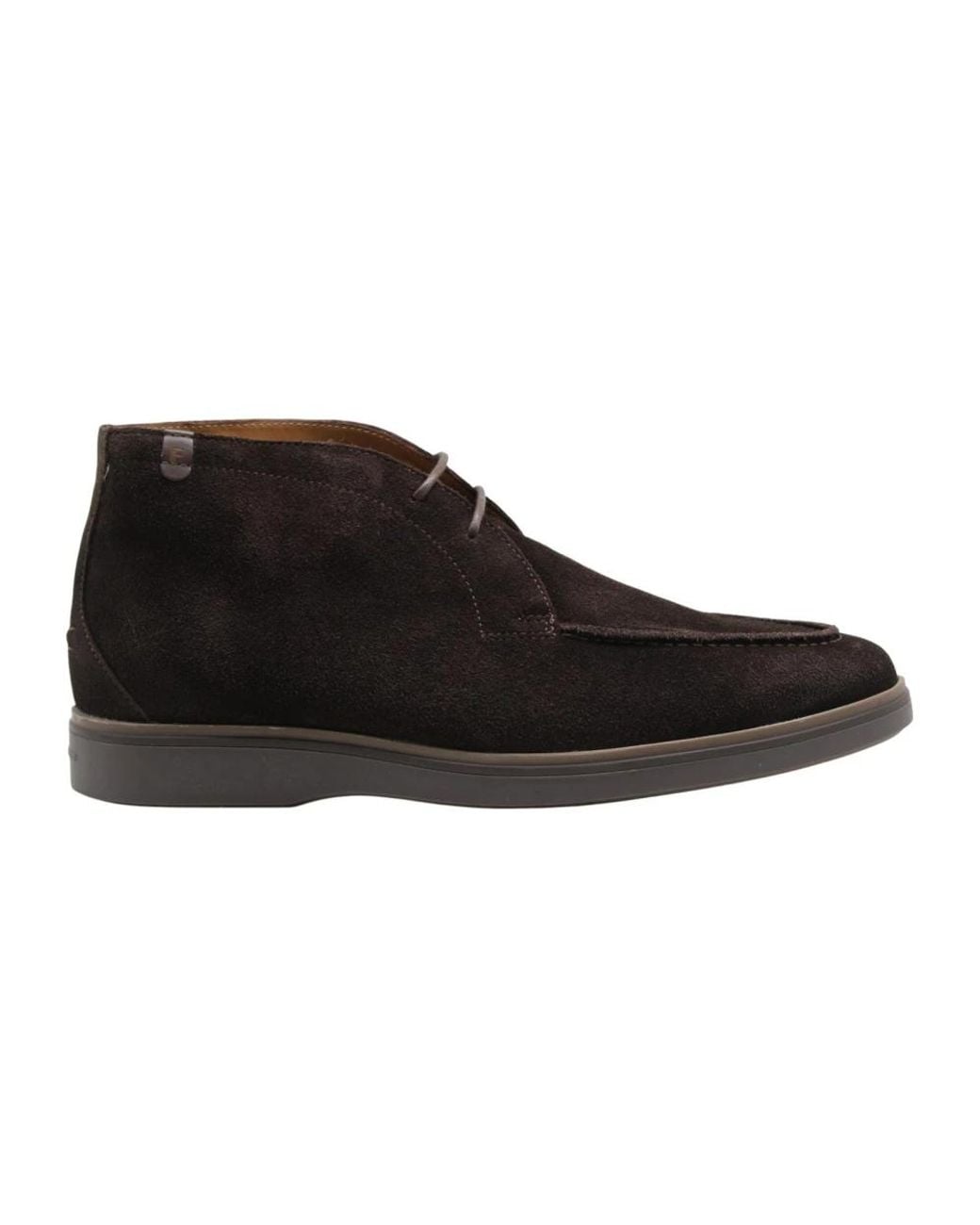 Floris Van Bommel Black Lace-Up Boots for men