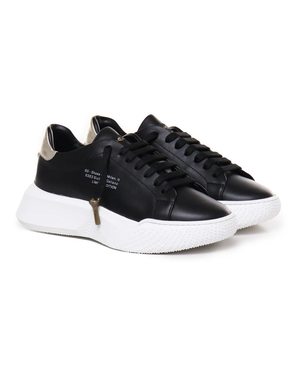 Giuliano Galiano Black Sneakers for men