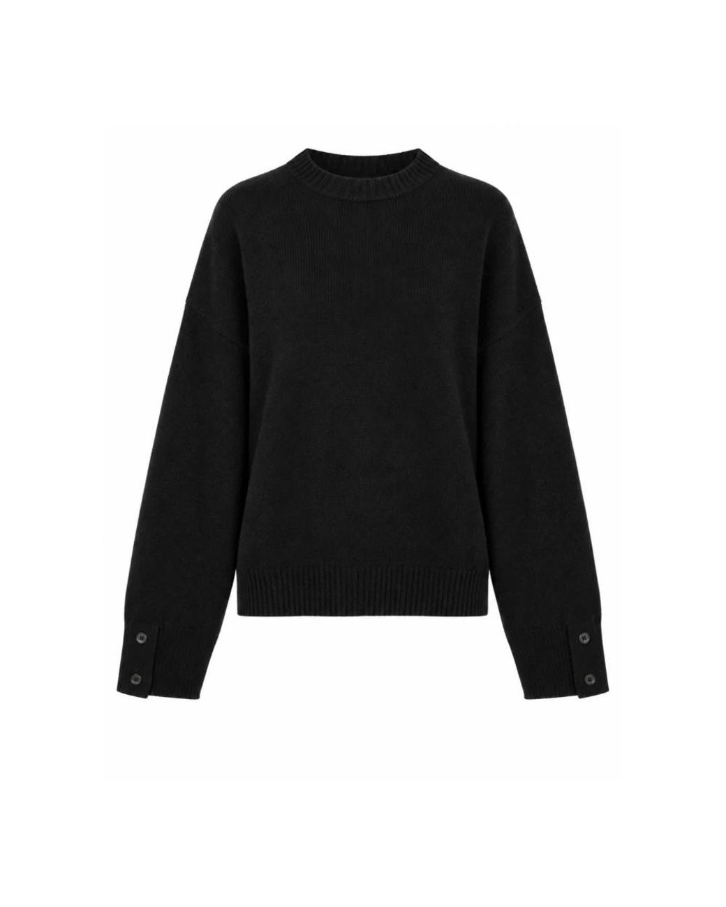 Akep Black V-Neck Knitwear