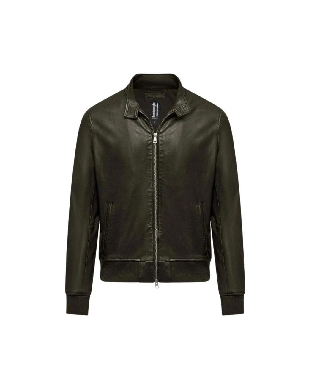 Leather Jackets Bomboogie pour homme en coloris Green