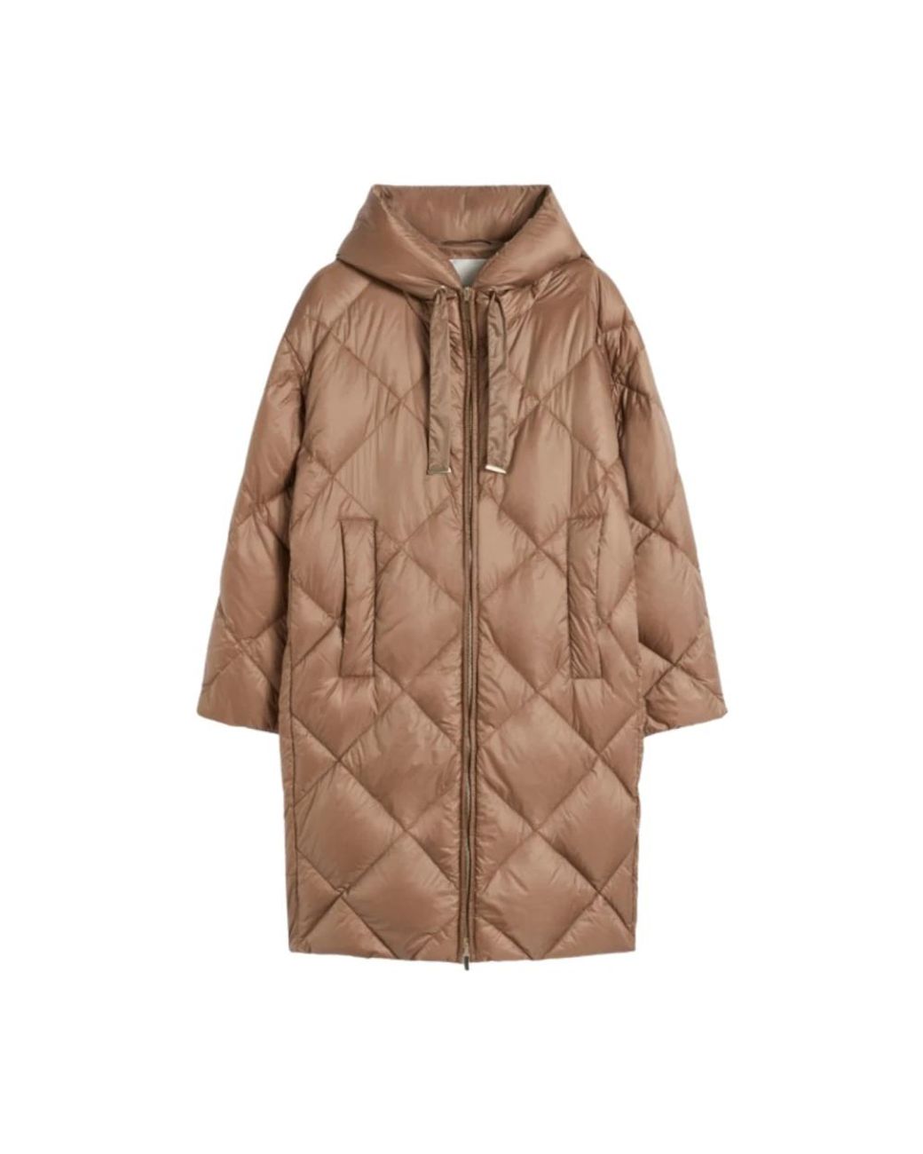 Max Mara Brown Down Coats