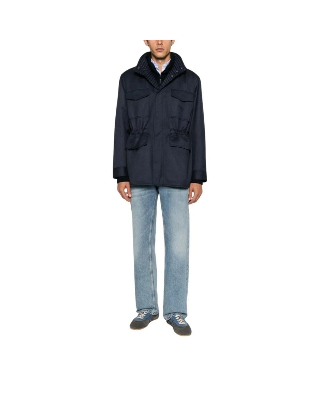 Brioni Blue Light Jackets for men