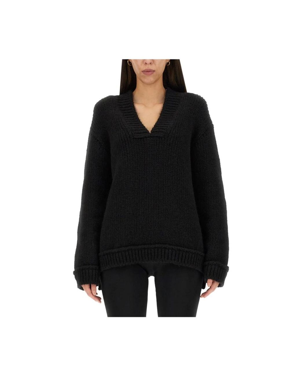 Tom Ford Black V-Neck Knitwear