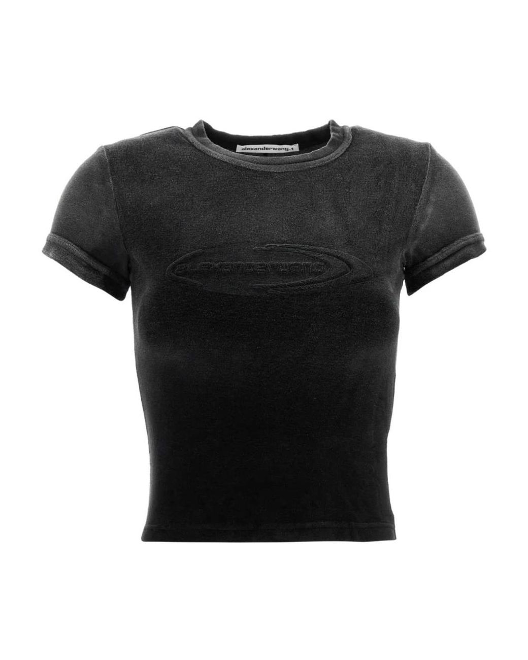 T By Alexander Wang Black T-Shirts
