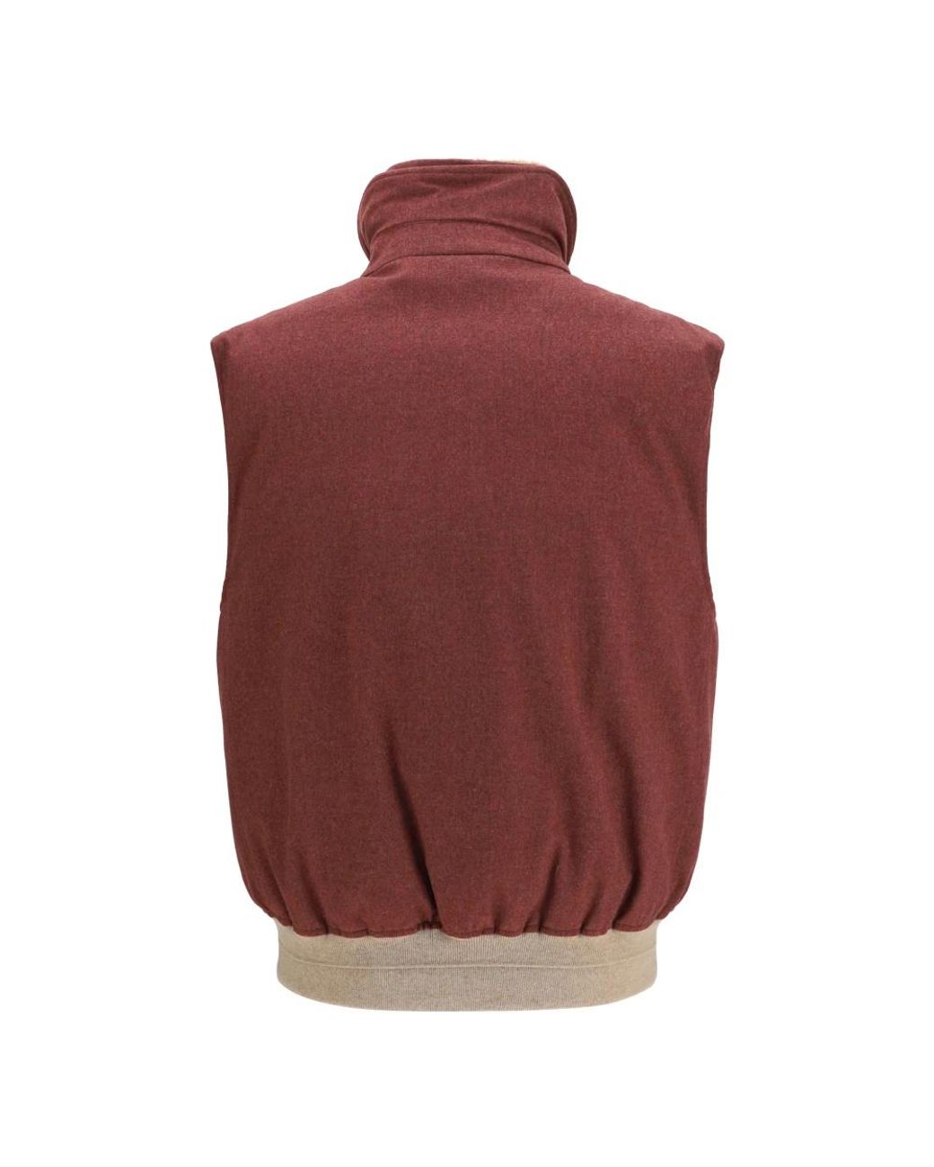 Vests Brunello Cucinelli de hombre de color Red