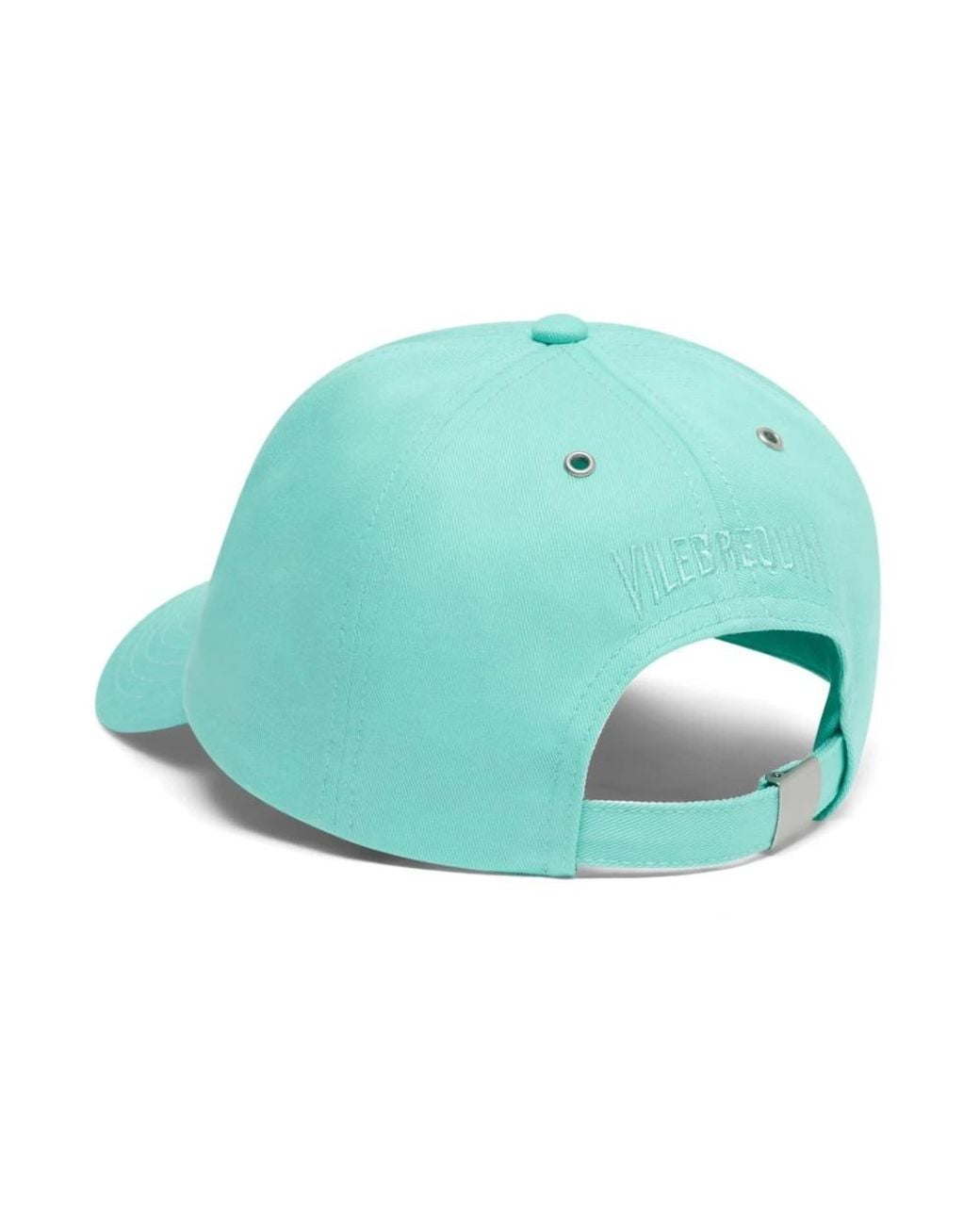 Vilebrequin Blue Solid Cap Turtle Embroidery