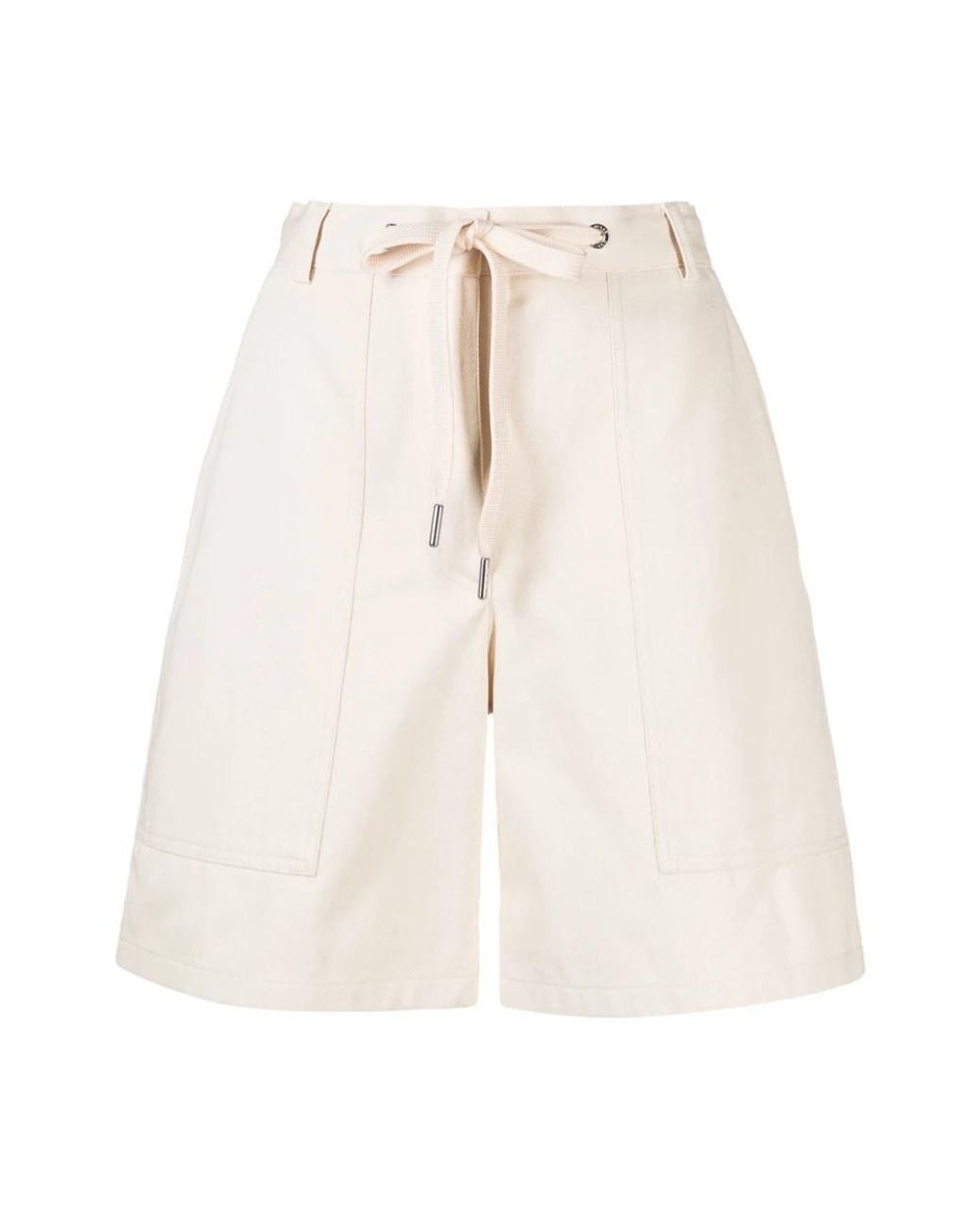Moncler Natural Casual Shorts