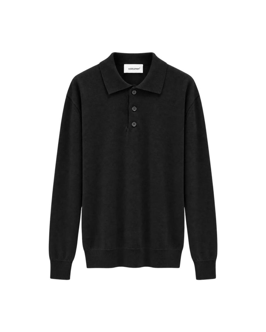 Costumein Black Polo Shirts for men