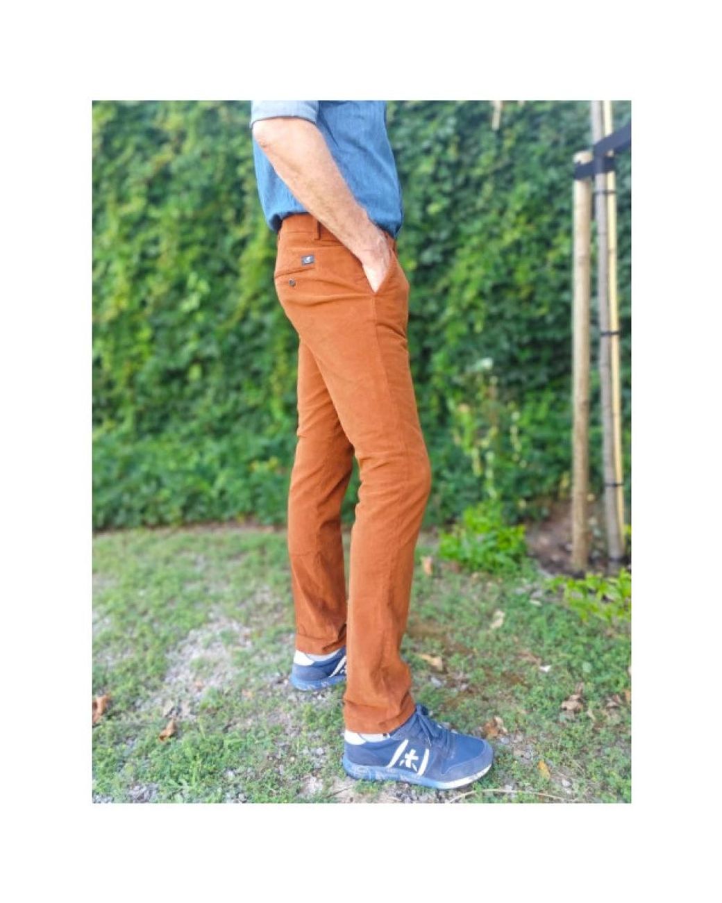 Mason's Blue Chinos for men