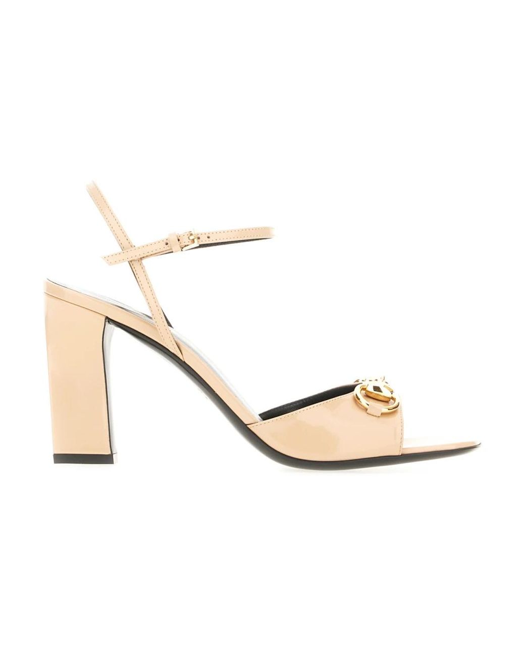 Gucci Metallic High Heel Sandals