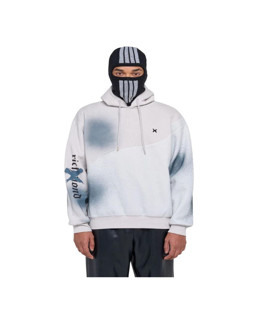 RICHMOND Blue Hoodies for men