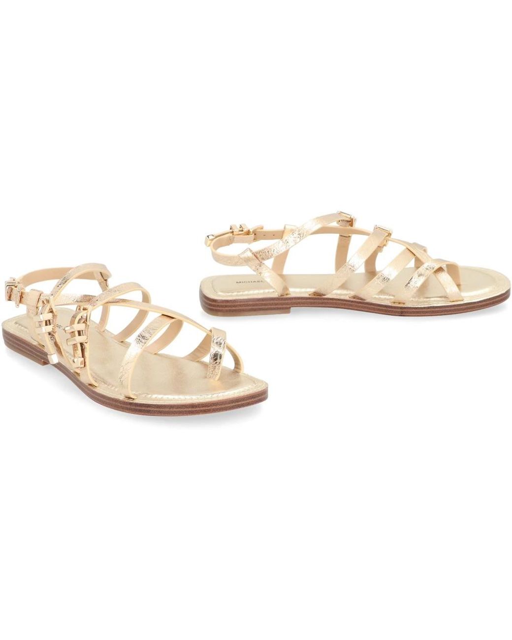Flat Sandals Michael Kors en coloris Metallic