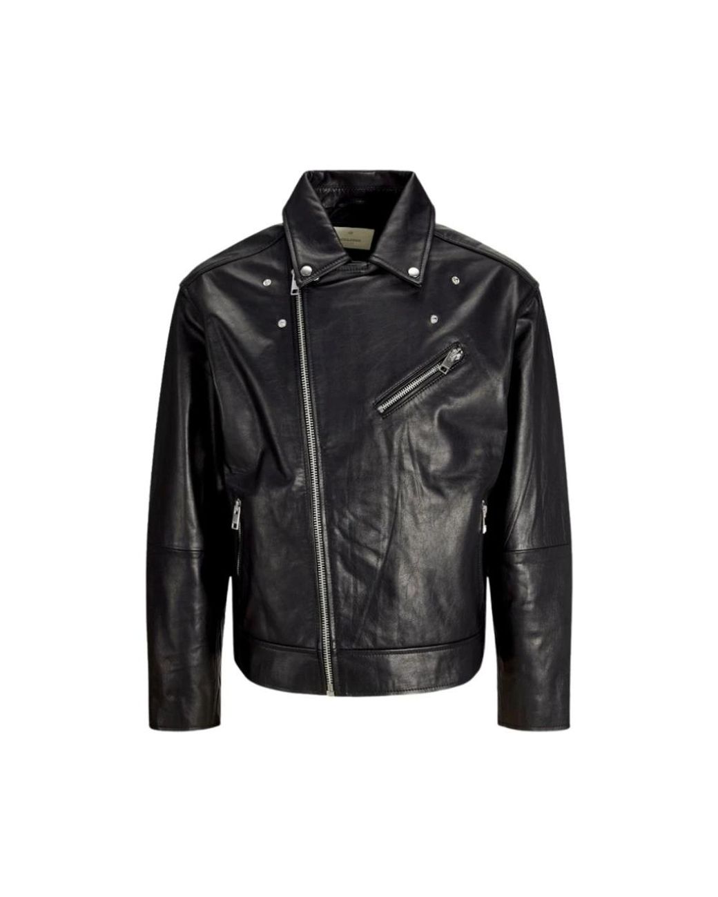 Leather Jackets Jack & Jones pour homme en coloris Black