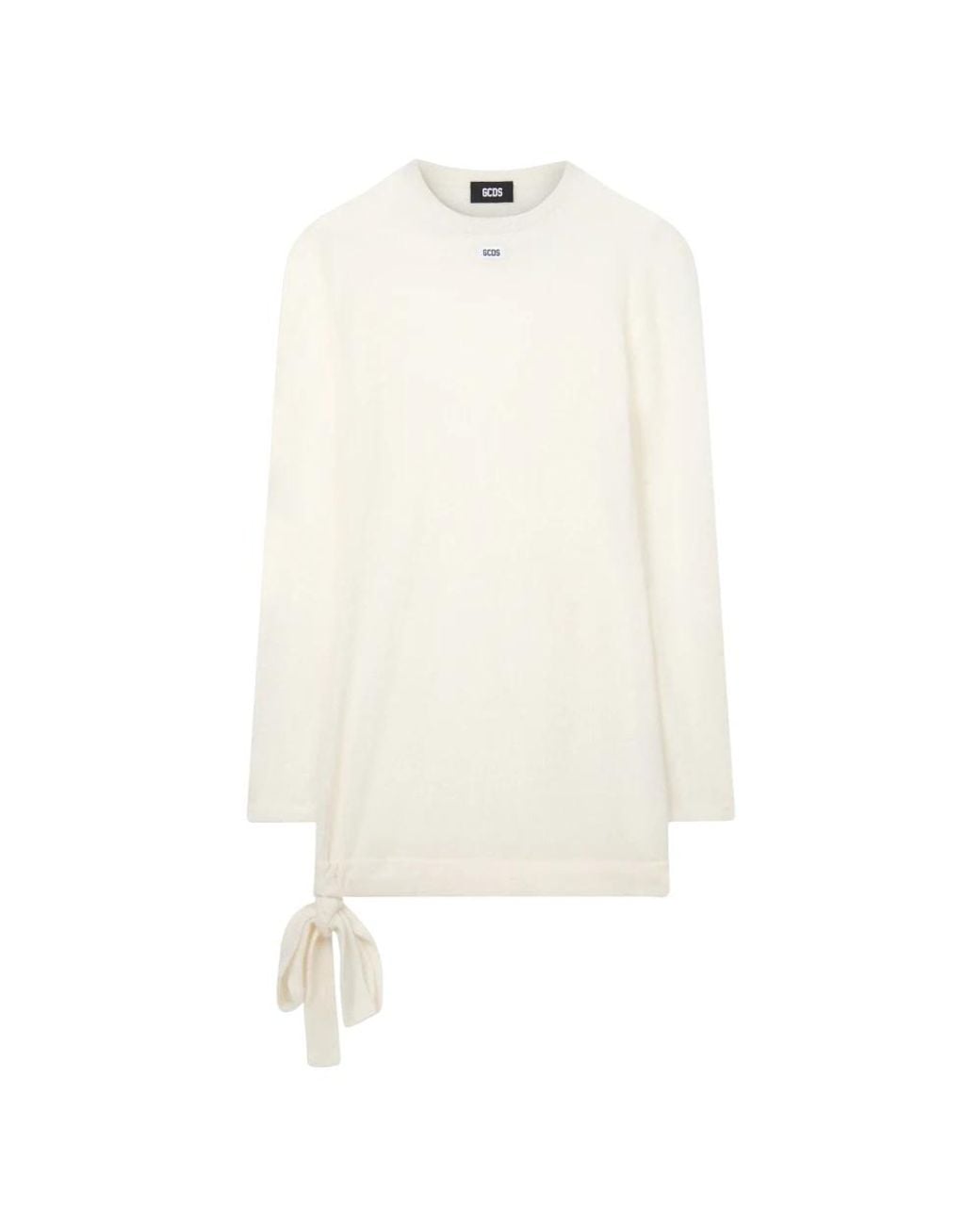 Gcds White Knitted Dresses