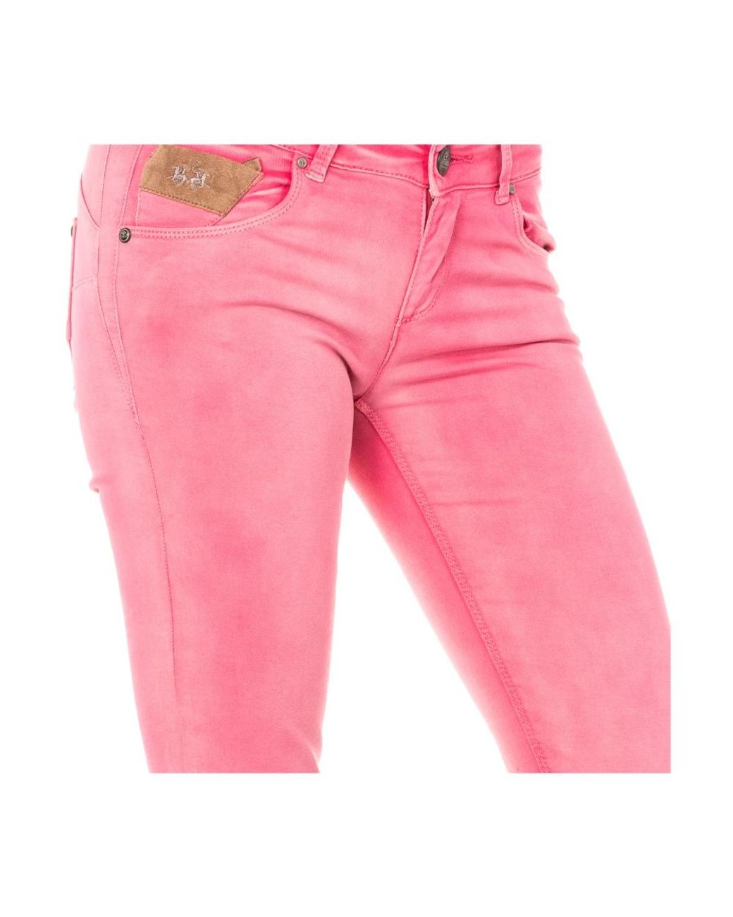 La Martina Pink Skinny Fit Jeans