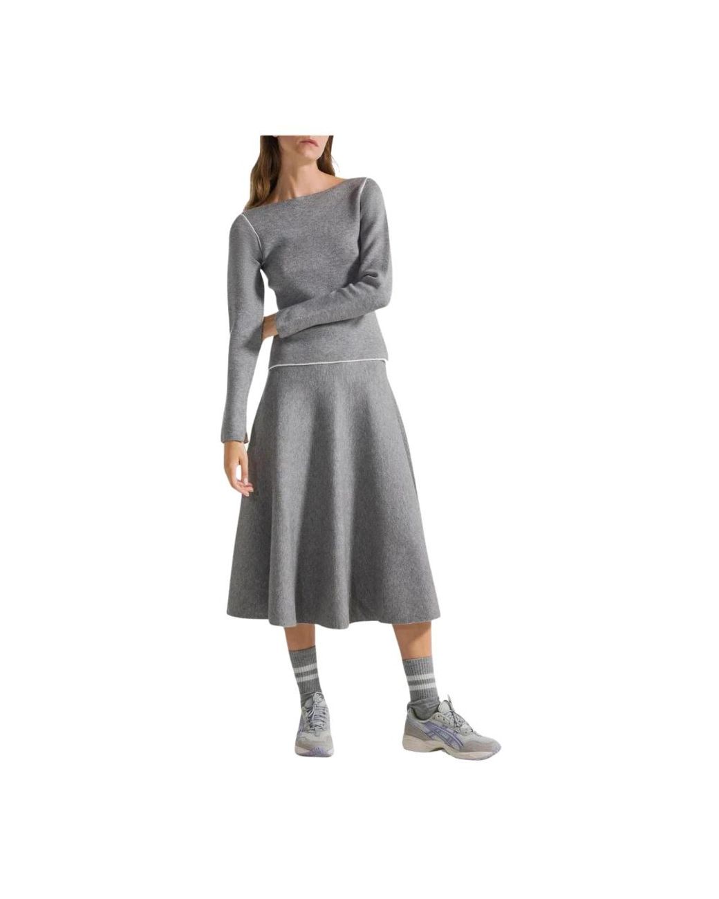 Deha Jersey Met Boothals in het Gray