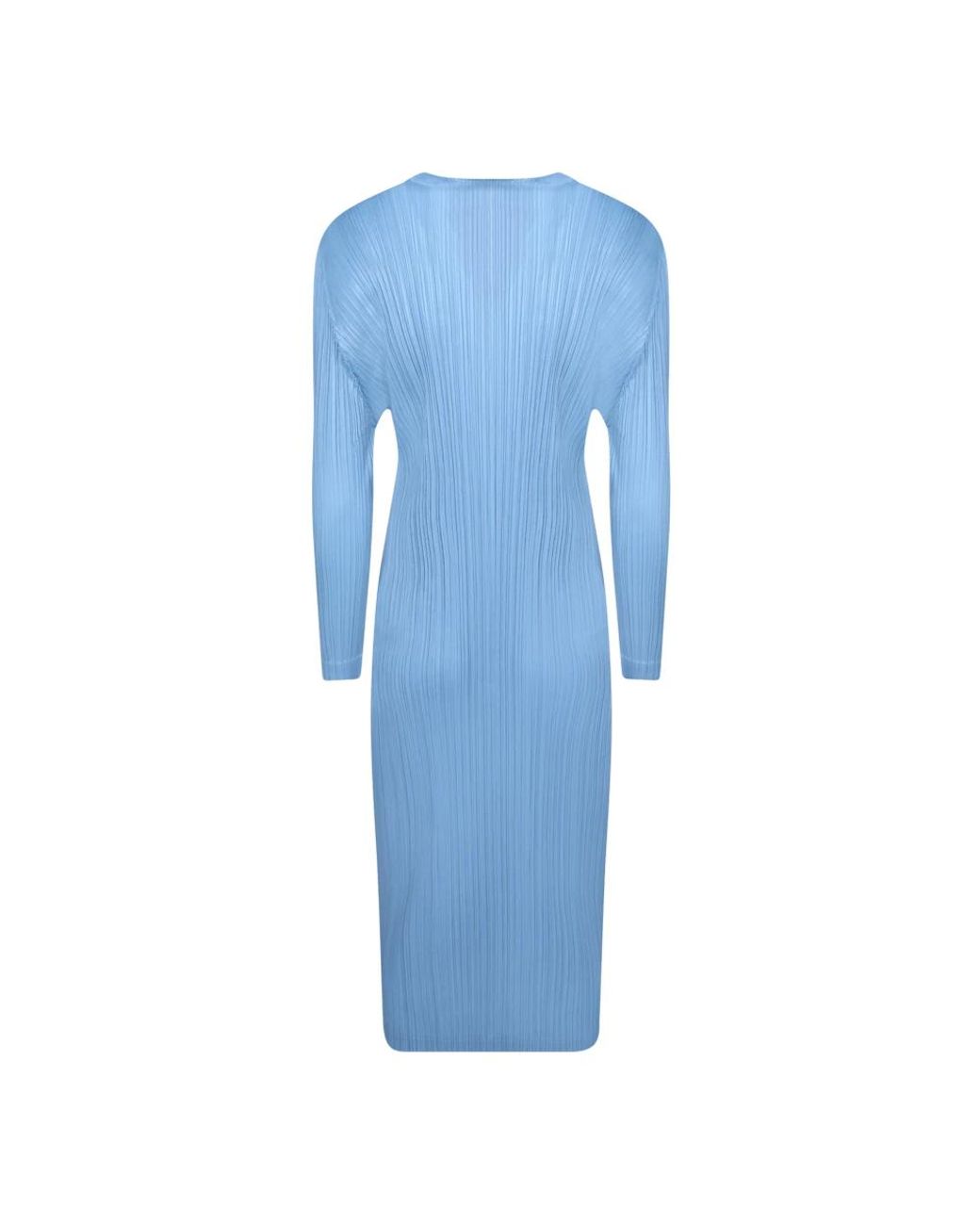 Issey Miyake Blue Midi Dresses