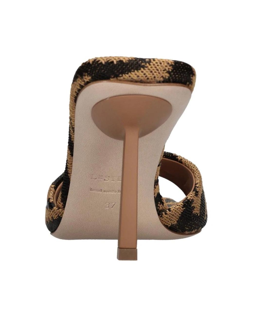 Le Silla Brown Heeled Mules