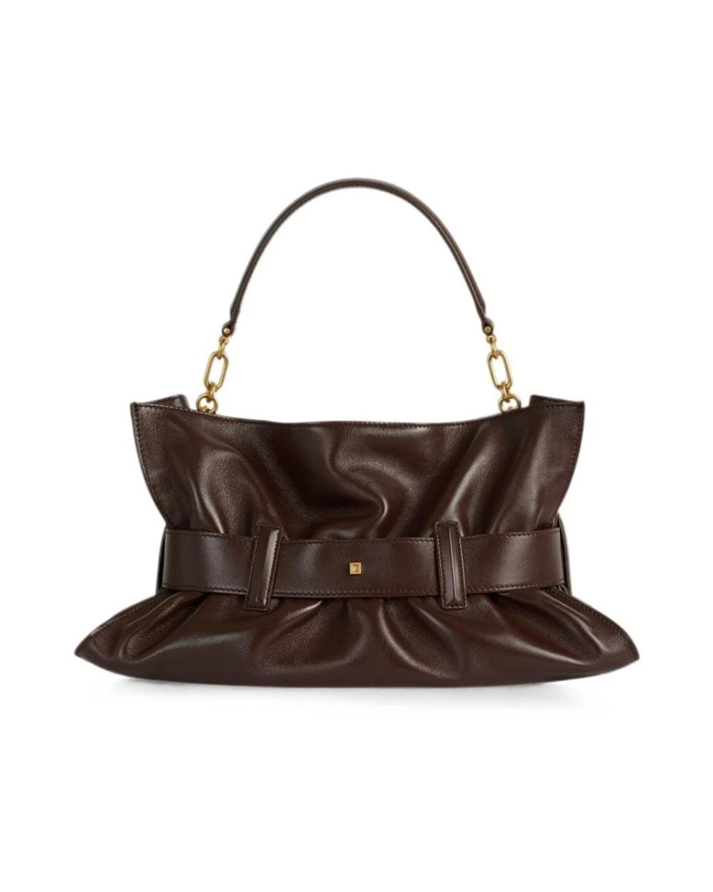 Balmain Brown Shoulder Bags