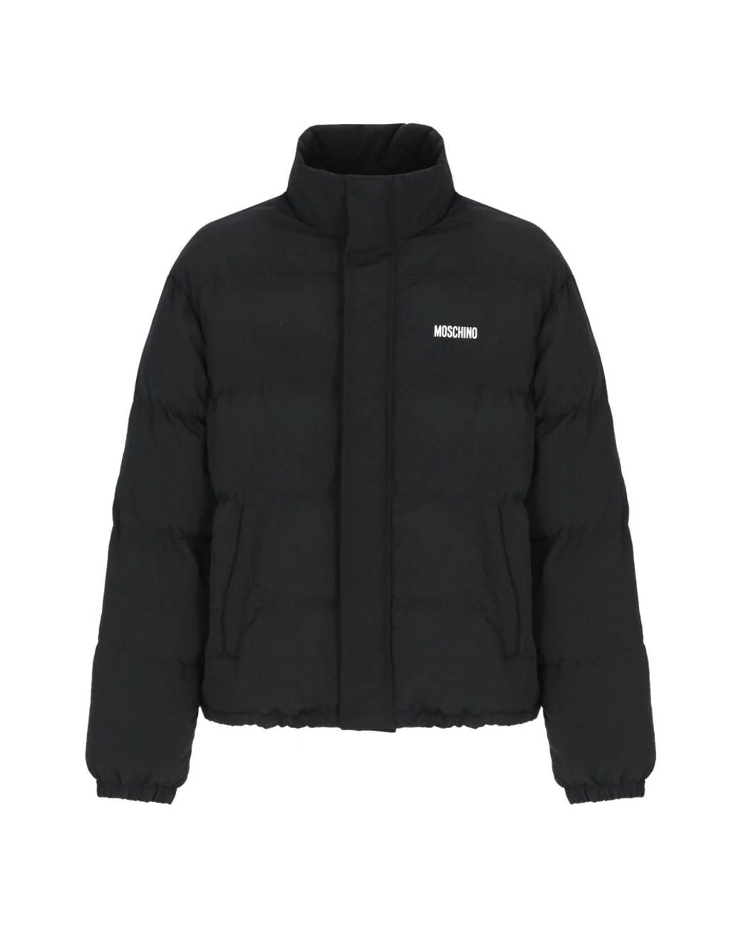 Moschino Black Winter Jackets for men