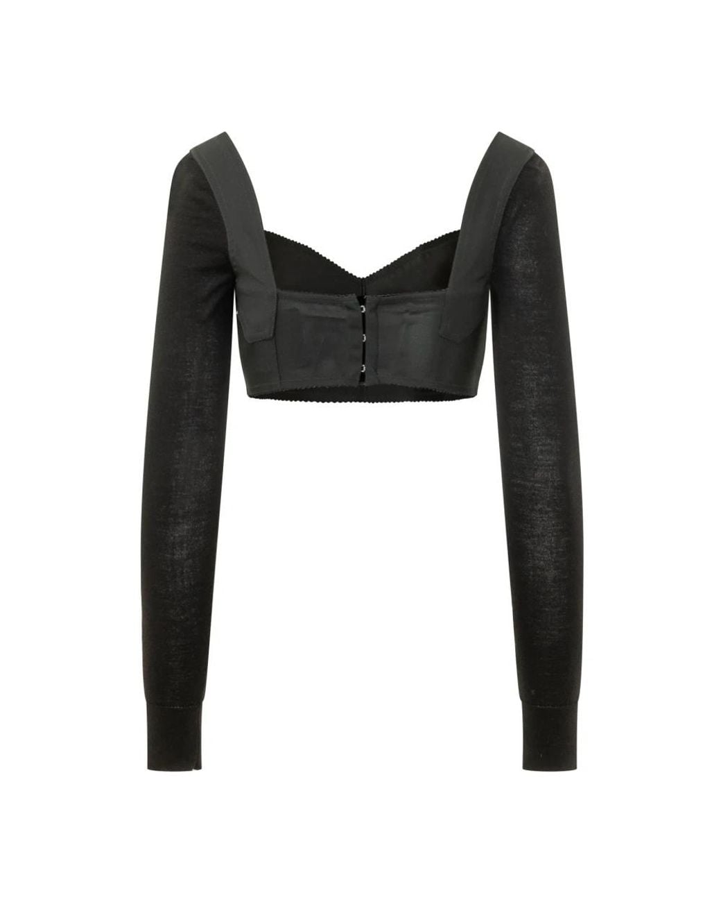 Dolce & Gabbana Black Long Sleeve T-Shirts