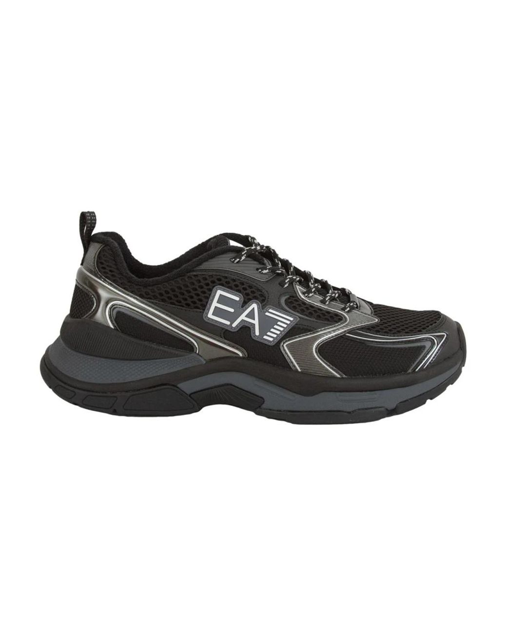 EA7 Black Sneakers for men