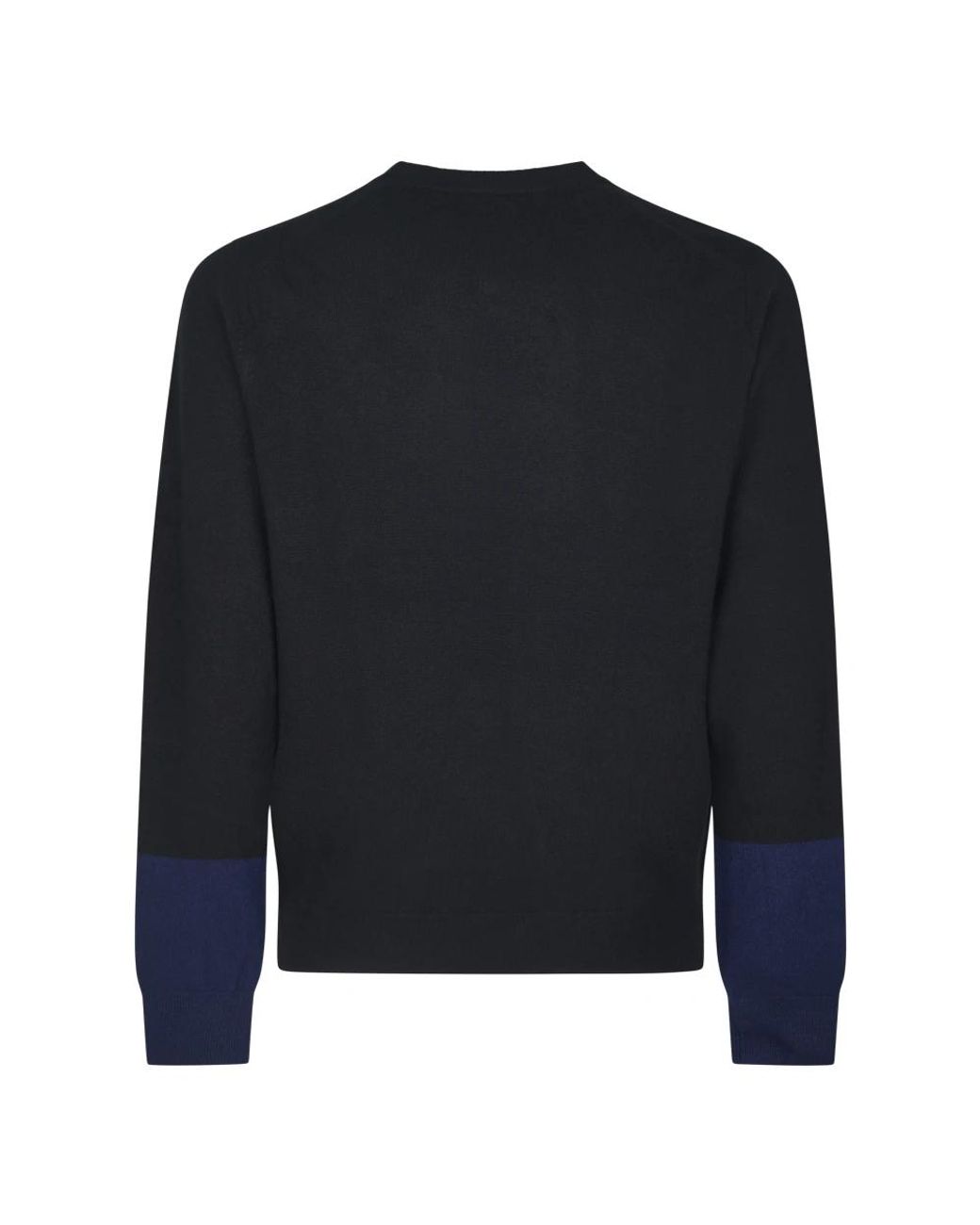 Comme des Garçons Blue V-Neck Knitwear for men