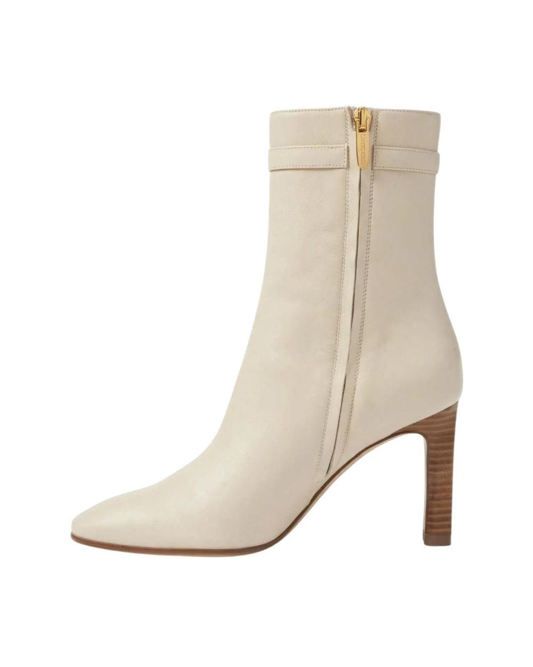 Sergio Rossi Natural Heeled Boots