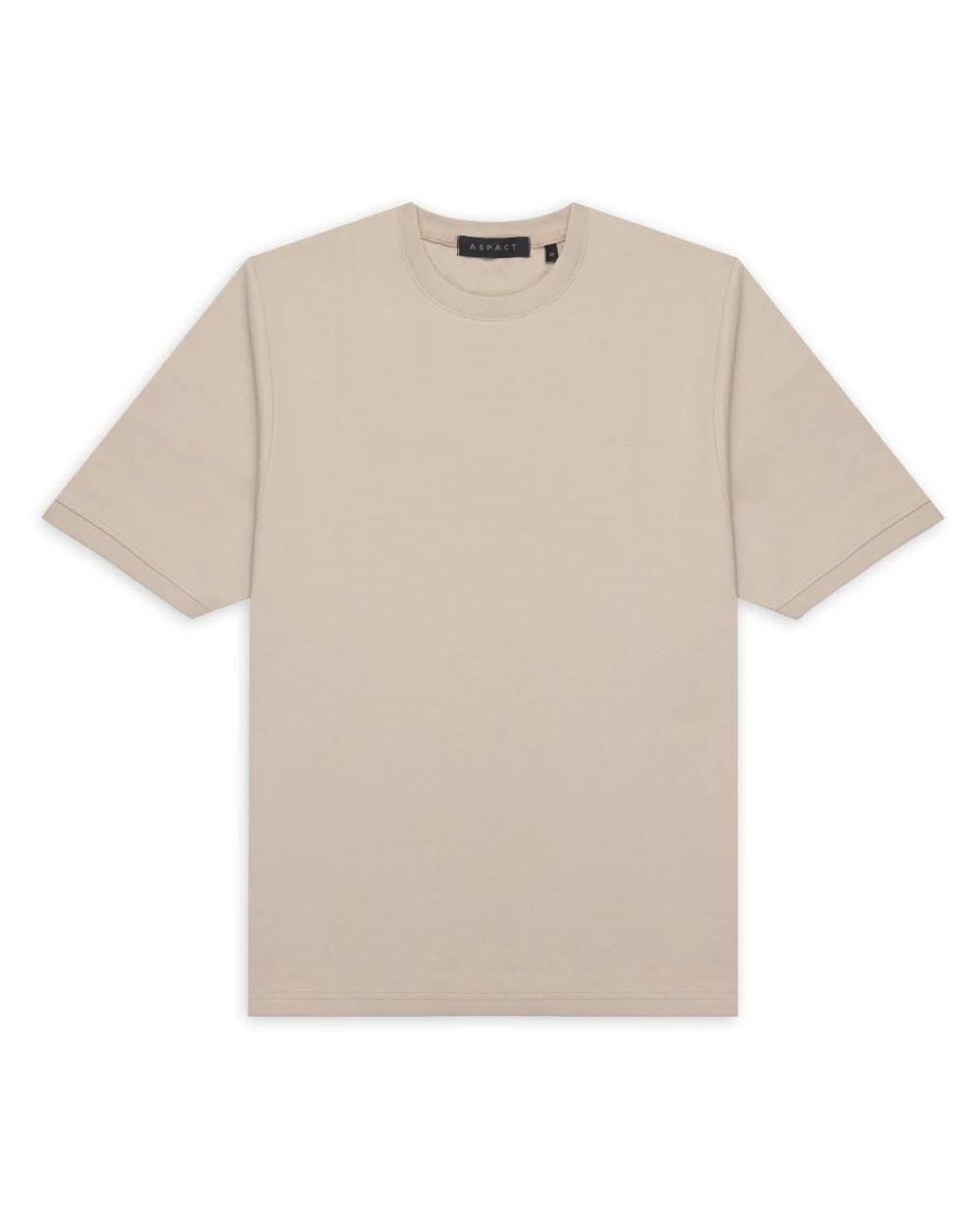 Aspact Tops ,Eclipse Tee in het Natural voor heren