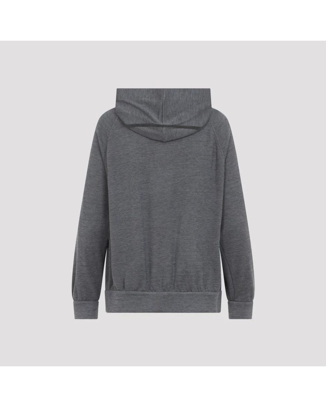 Brunello Cucinelli Gray Zip-Throughs