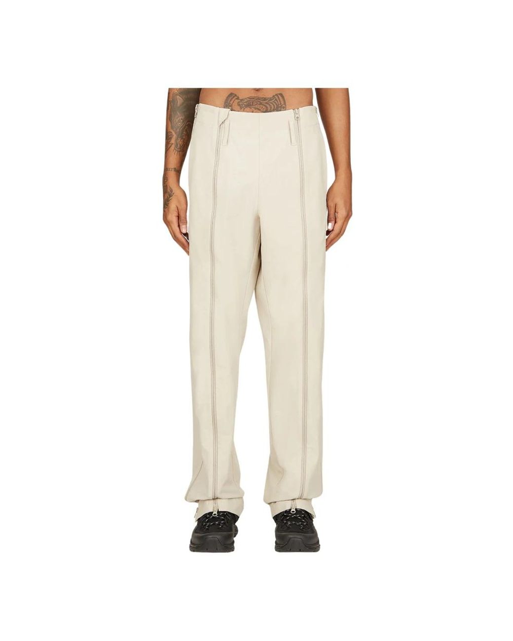 Post Archive Faction PAF Natural Straight Trousers for men