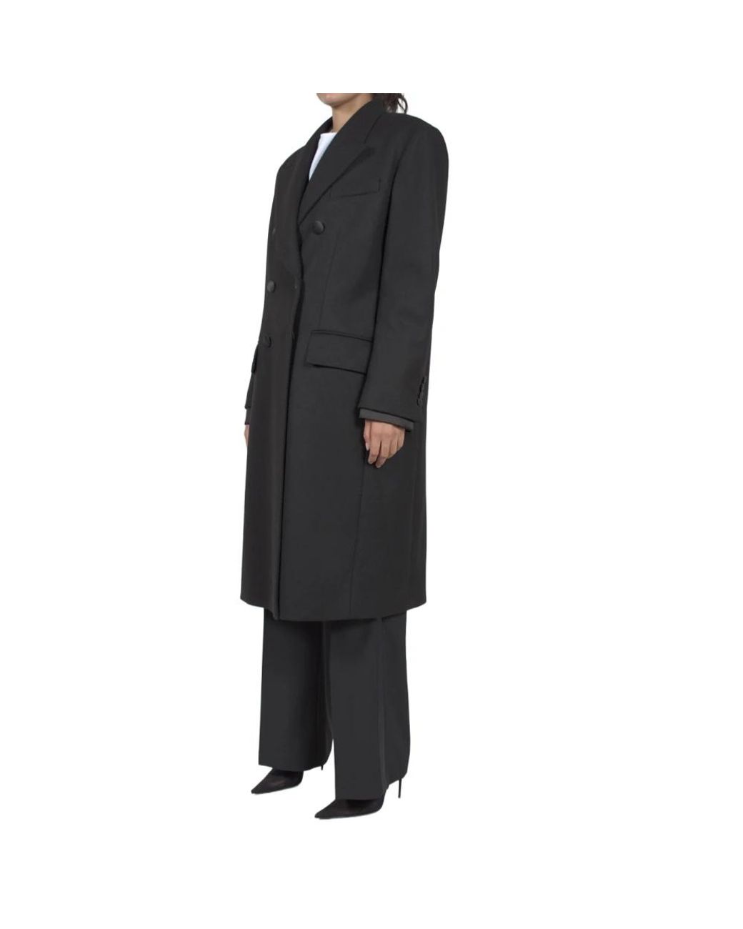 Dolce & Gabbana Black Double-Breasted Coats