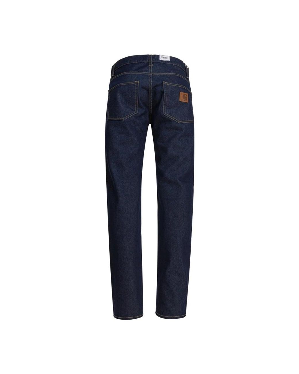 Carhartt Blue Straight Fit Jeans for men