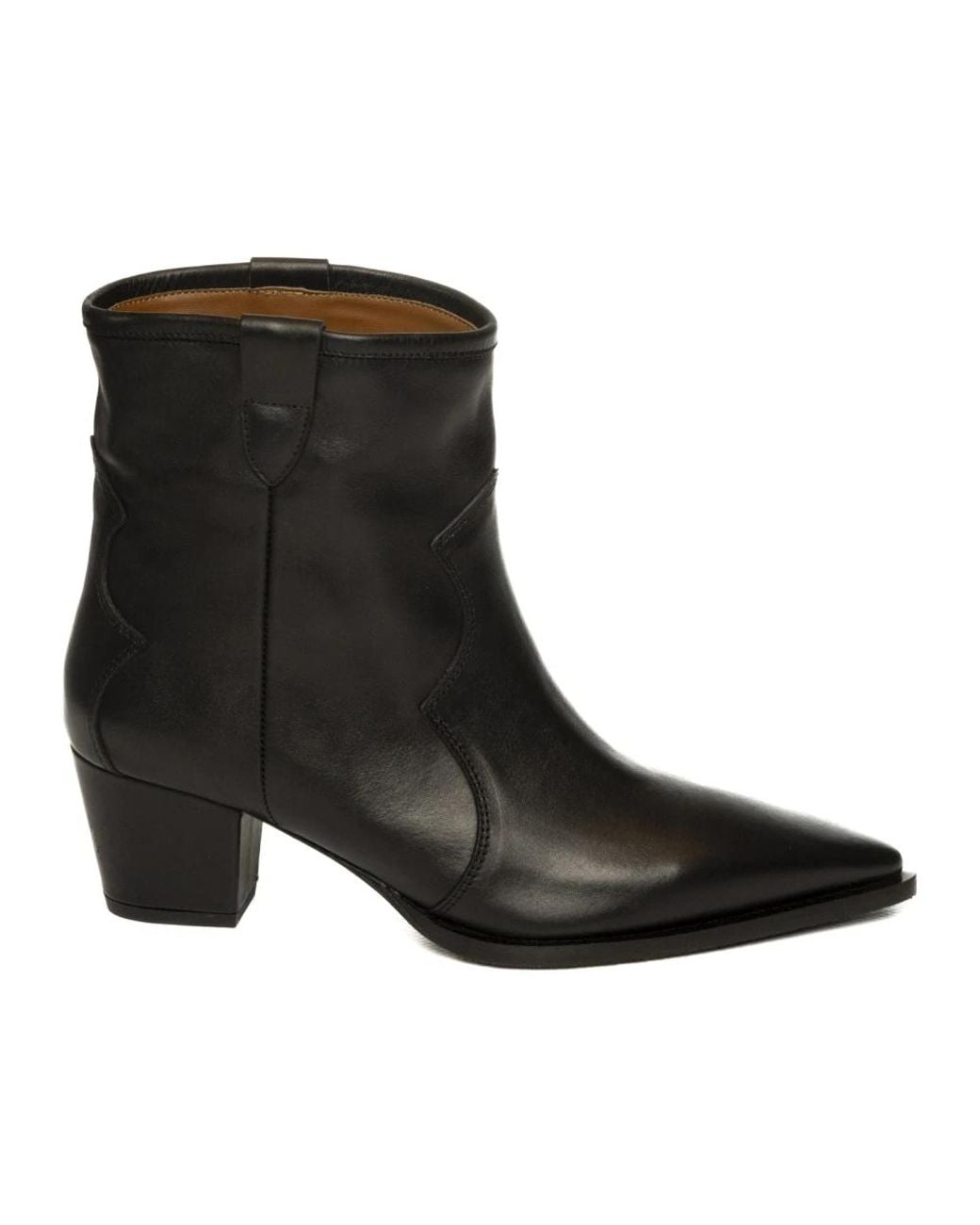 Albano Black Cowboy & Biker Boots