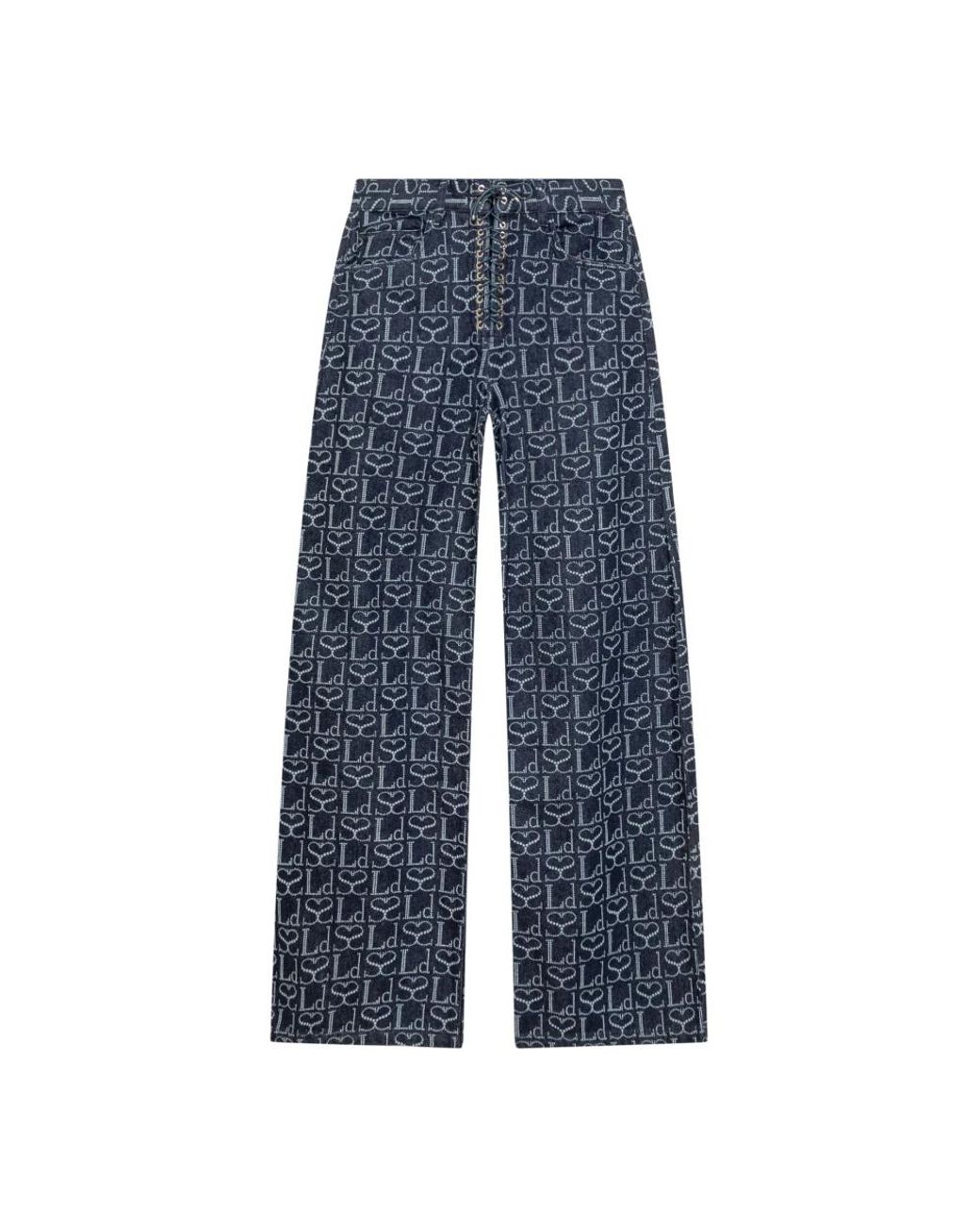 Ludovic de Saint Sernin Blue Wide Jeans