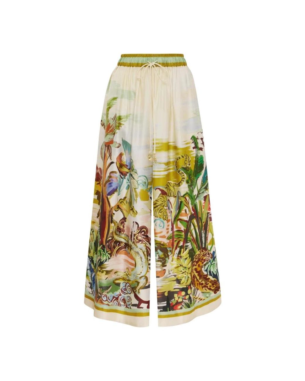 ALÉMAIS Yellow Wide Trousers