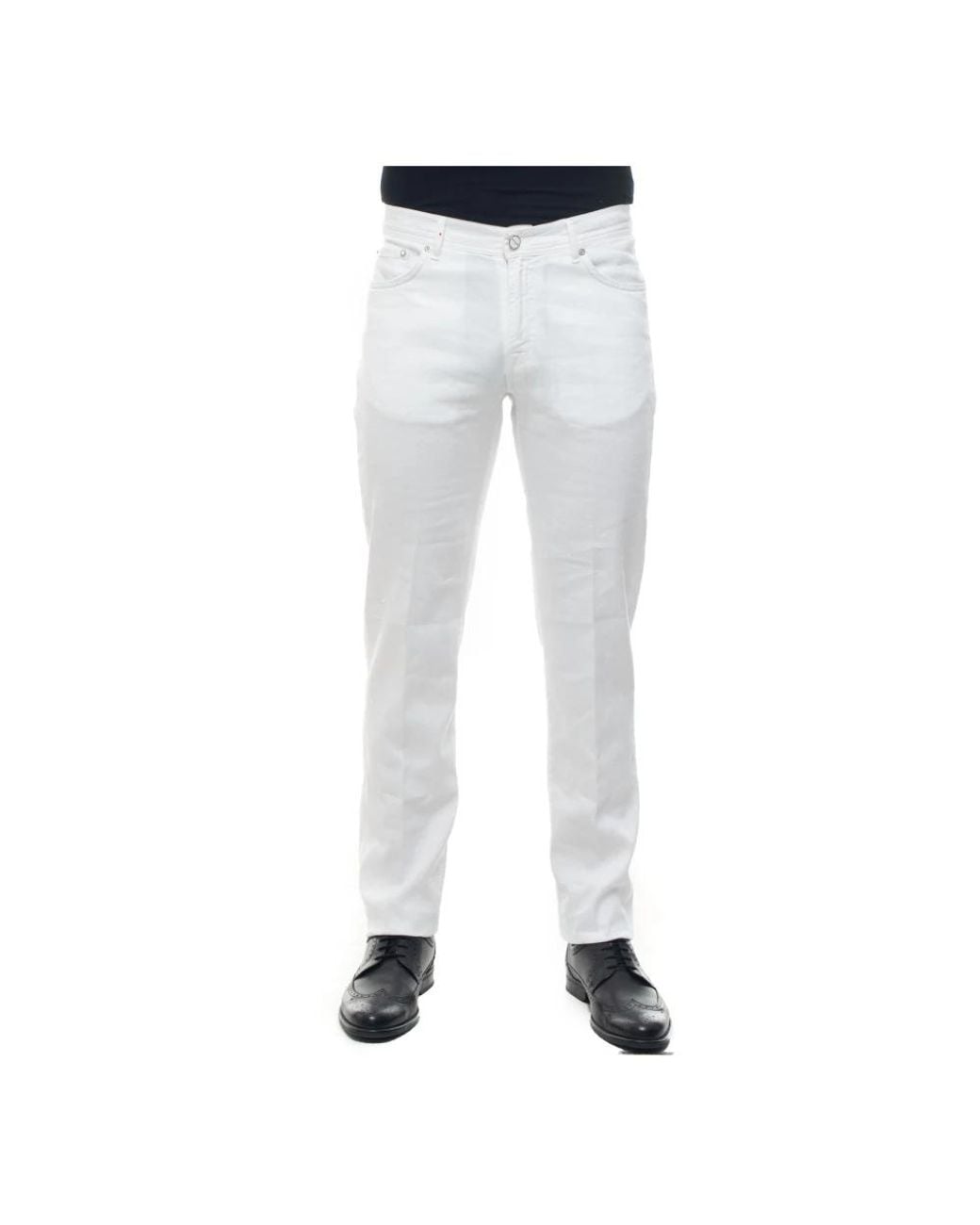 Kiton Blue Slim-Fit Trousers for men