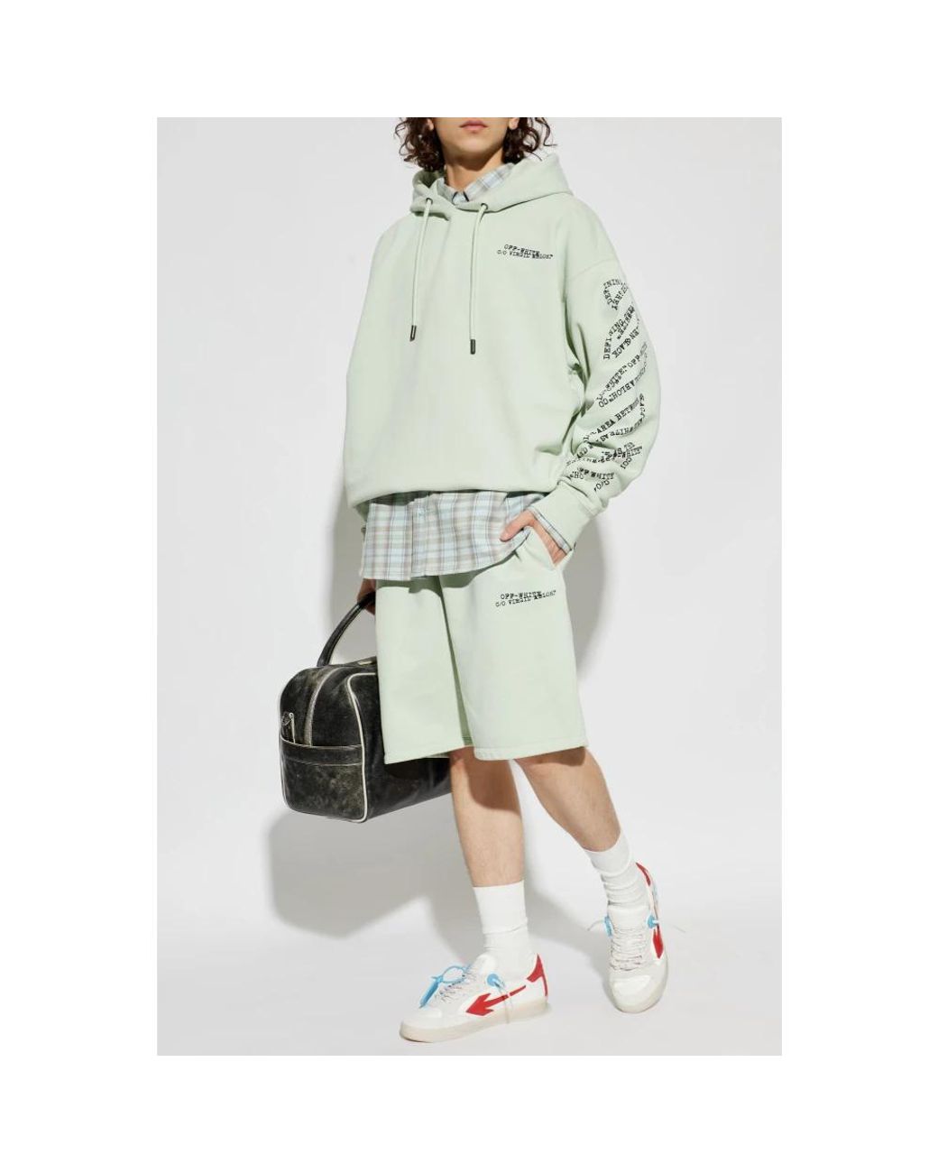 Off-White c/o Virgil Abloh Green Hoodies for men