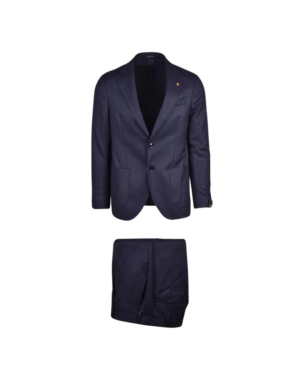 Sartoria Latorre Blue Single Breasted Suits for men
